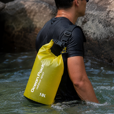 Drybag swimming