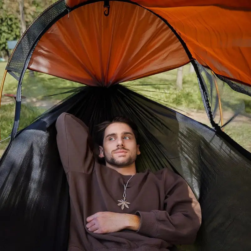 All weather hammock tent