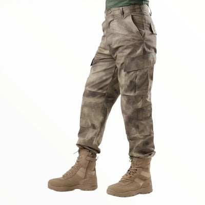 Army cargo camo combat military trousers