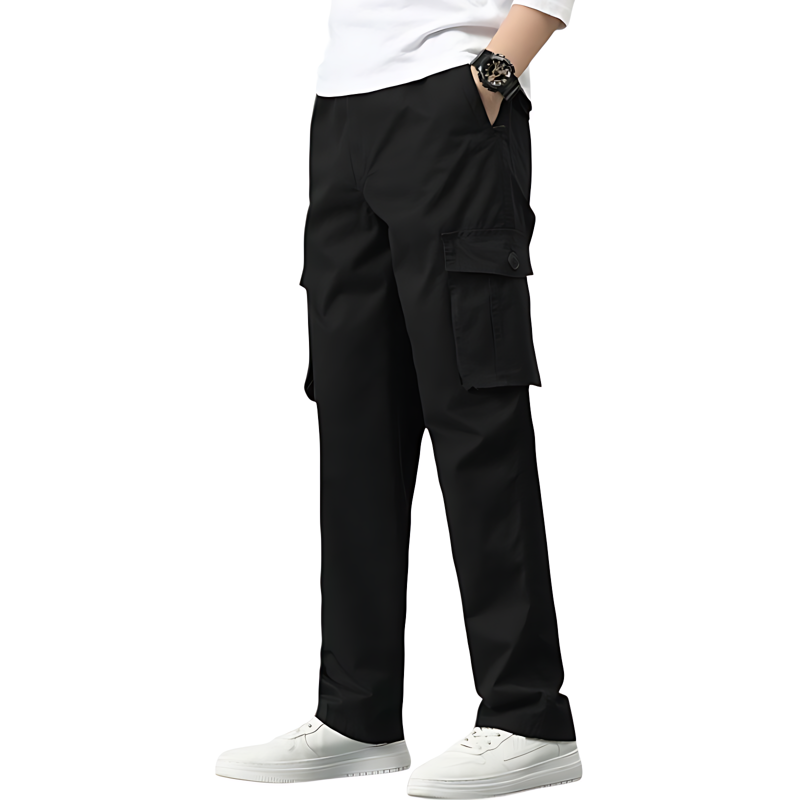 Army cargo pants black