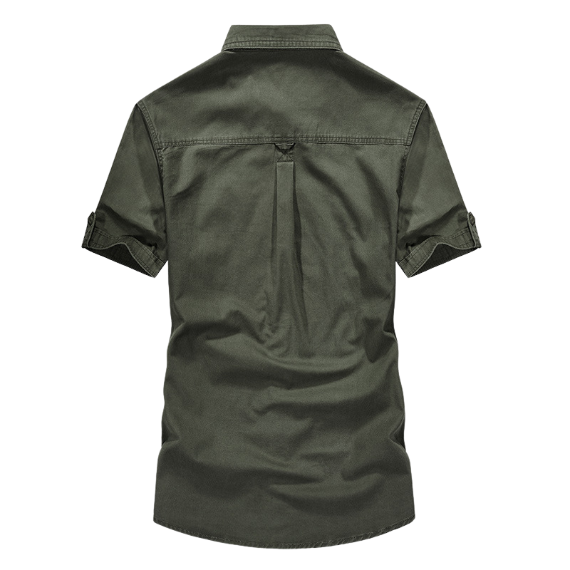 Army cargo short sleeve shirt