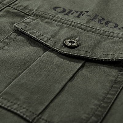 Army cargo short sleeve shirt