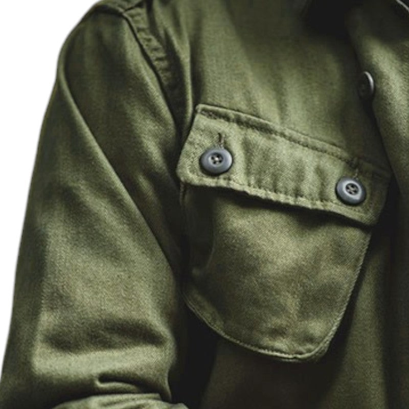 Army green field jacket