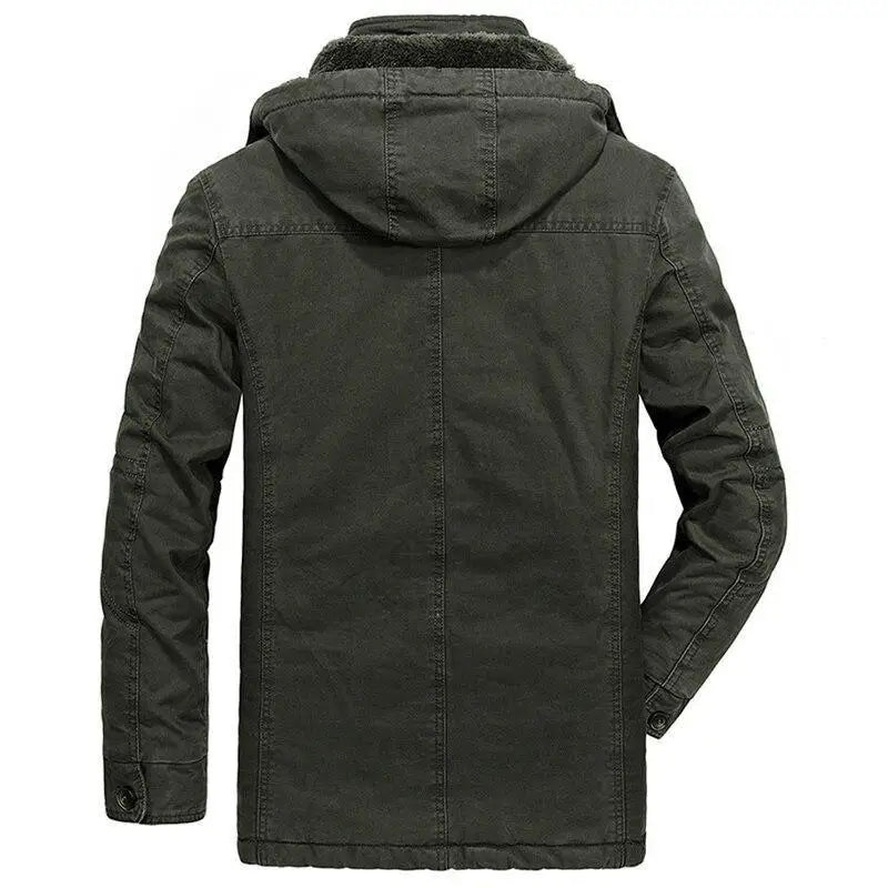 Army Green Hooded Parka