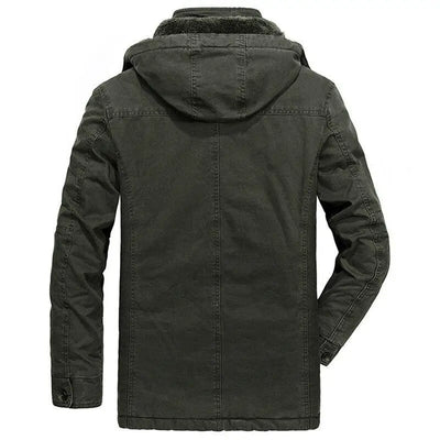 Army Green Hooded Parka