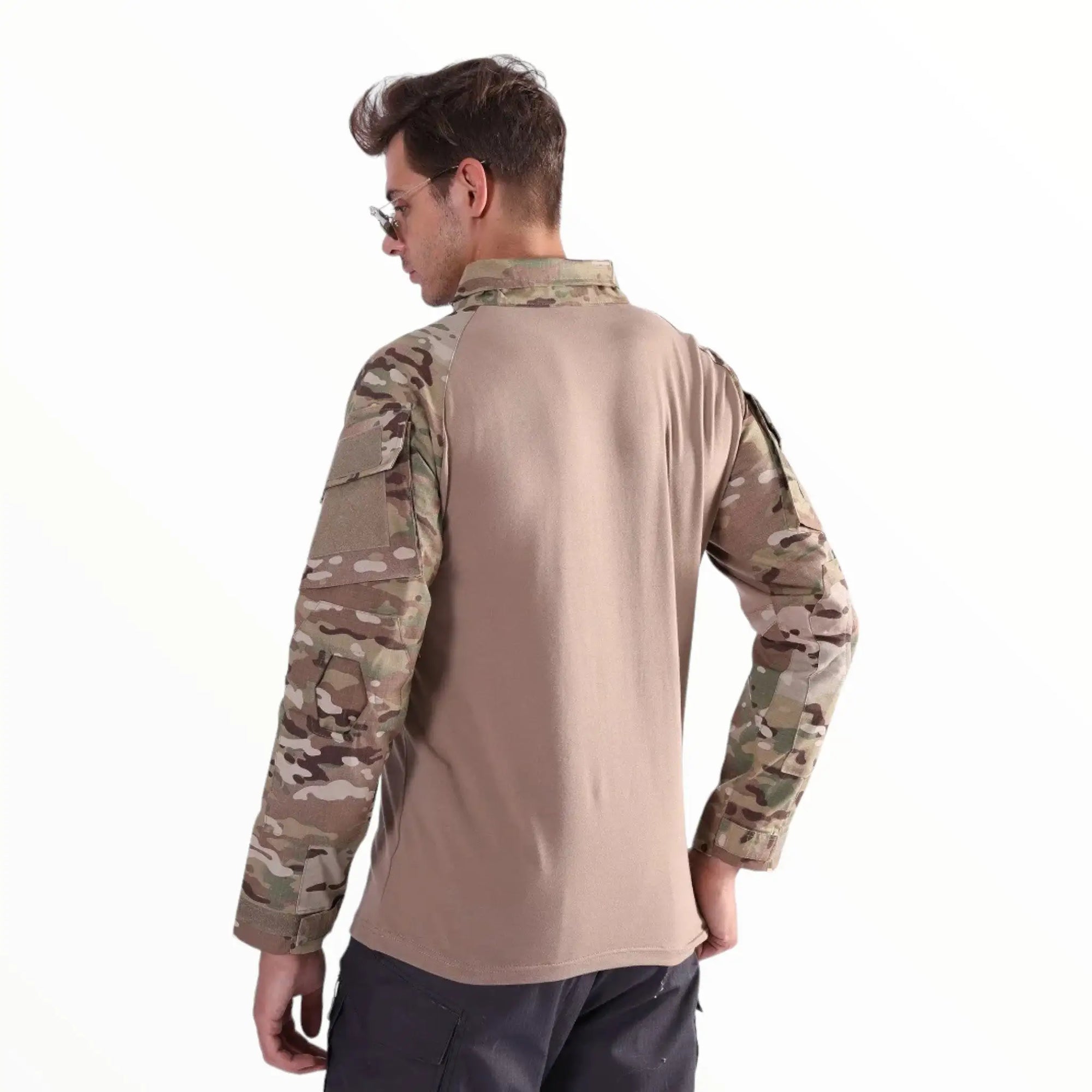 Army Green Long Sleeve T shirt