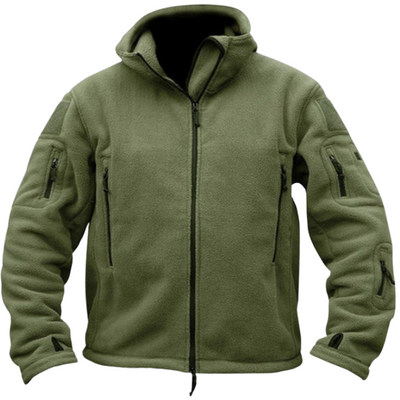 Army jacket velcro fleece