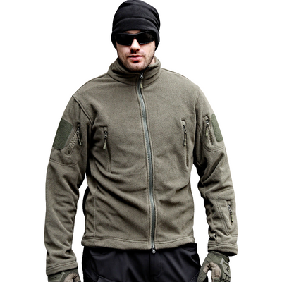 Army jacket velcro fleece