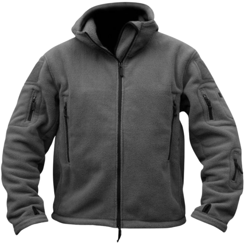Army jacket velcro fleece