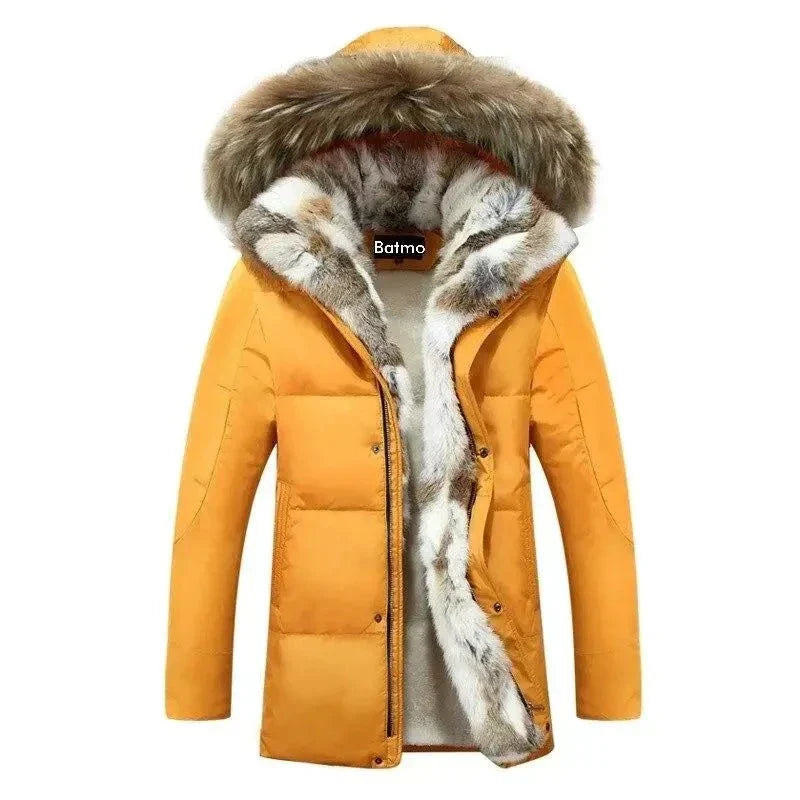 Army Parka Coat with Fur Hood