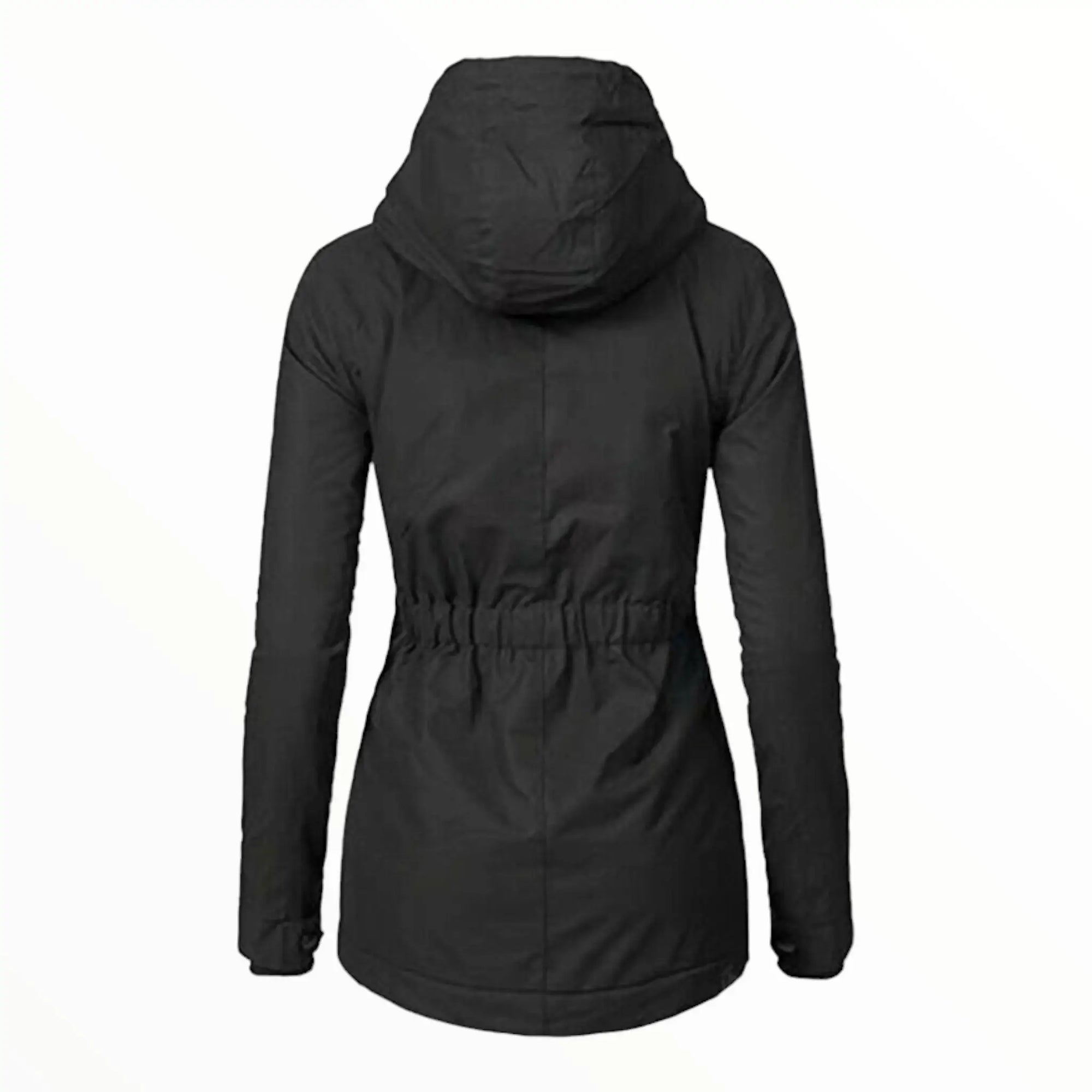 Army parka with fur hood