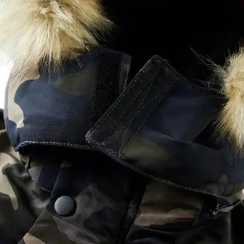 Army Parka Jacket with Fur