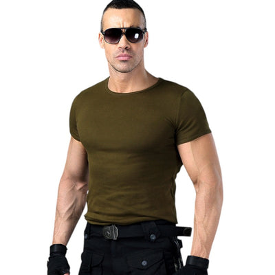 Army print T-shirt mens