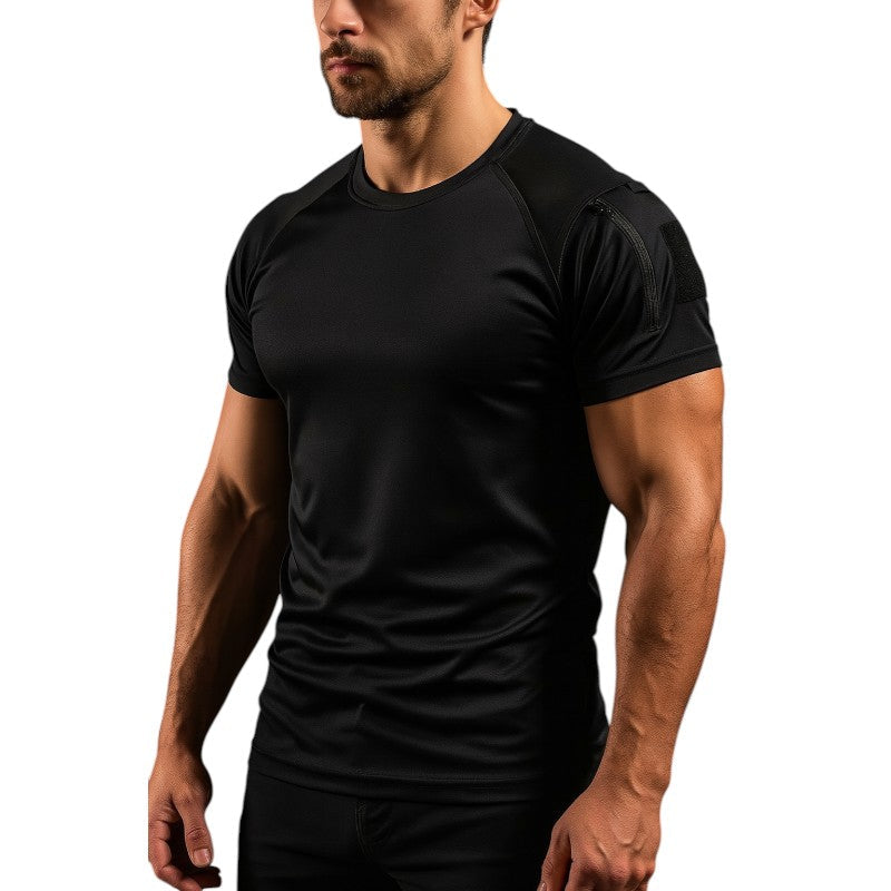 Army T-shirt with velcro