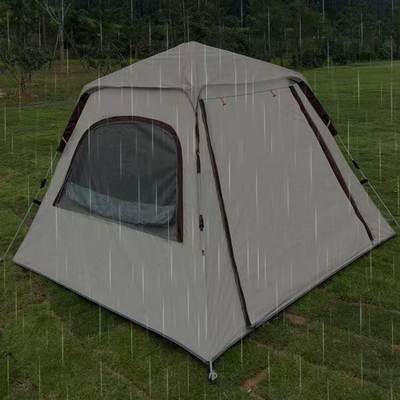 Automatic camping tent with awning