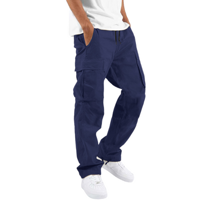 Baggy combat trousers