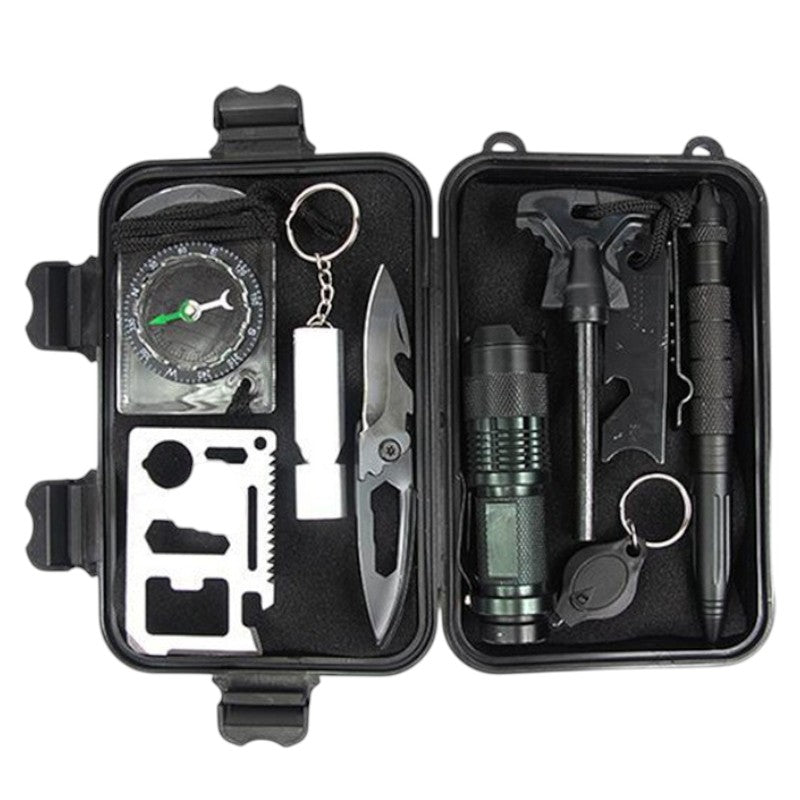 Black tactical kit