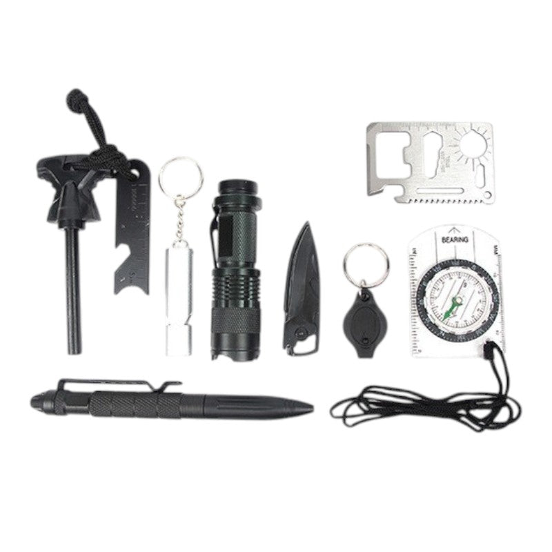 Black tactical kit
