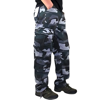 Blue army cargo pants