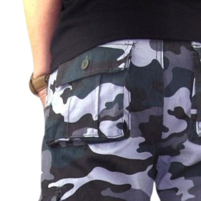 Blue army cargo pants