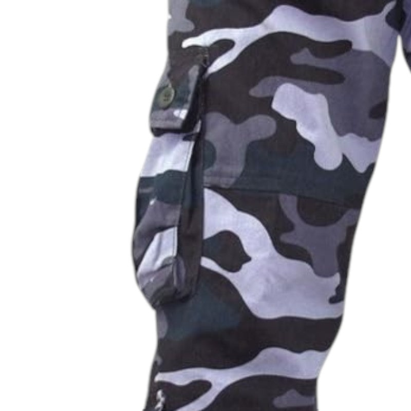Blue army cargo pants