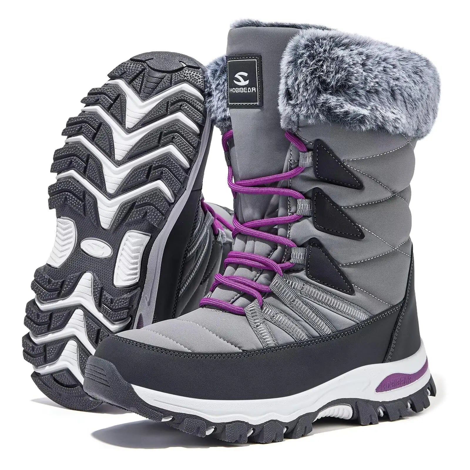 Bottes fourrées femme grand froid