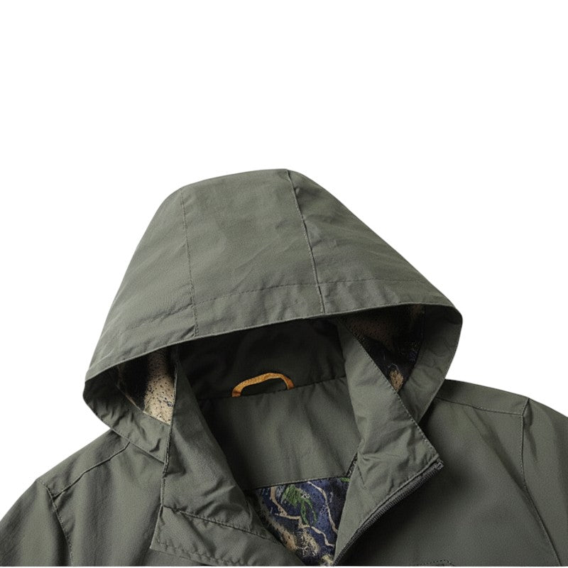 Breathable waterproof jacket military
