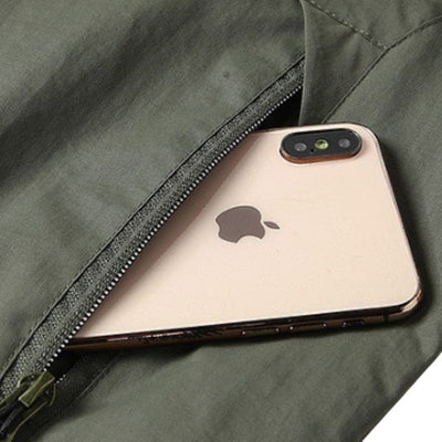 Breathable waterproof jacket military