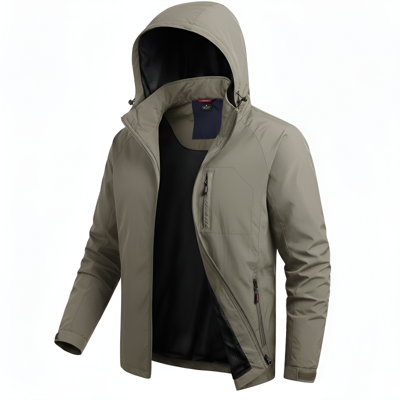 Breathable waterproof jacket military