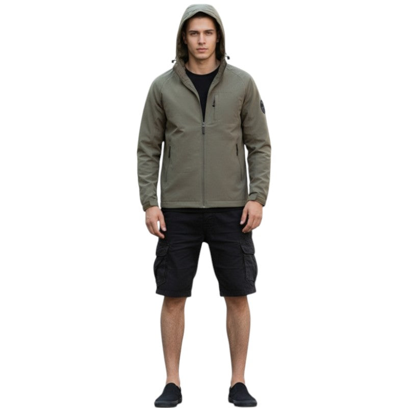 Breathable waterproof jacket military