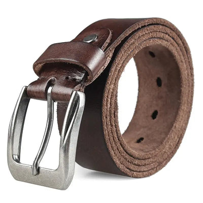 Brown Leather Tactical Belt