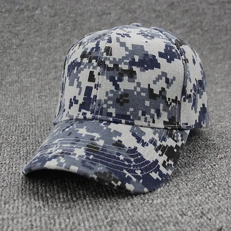 Buff military cap