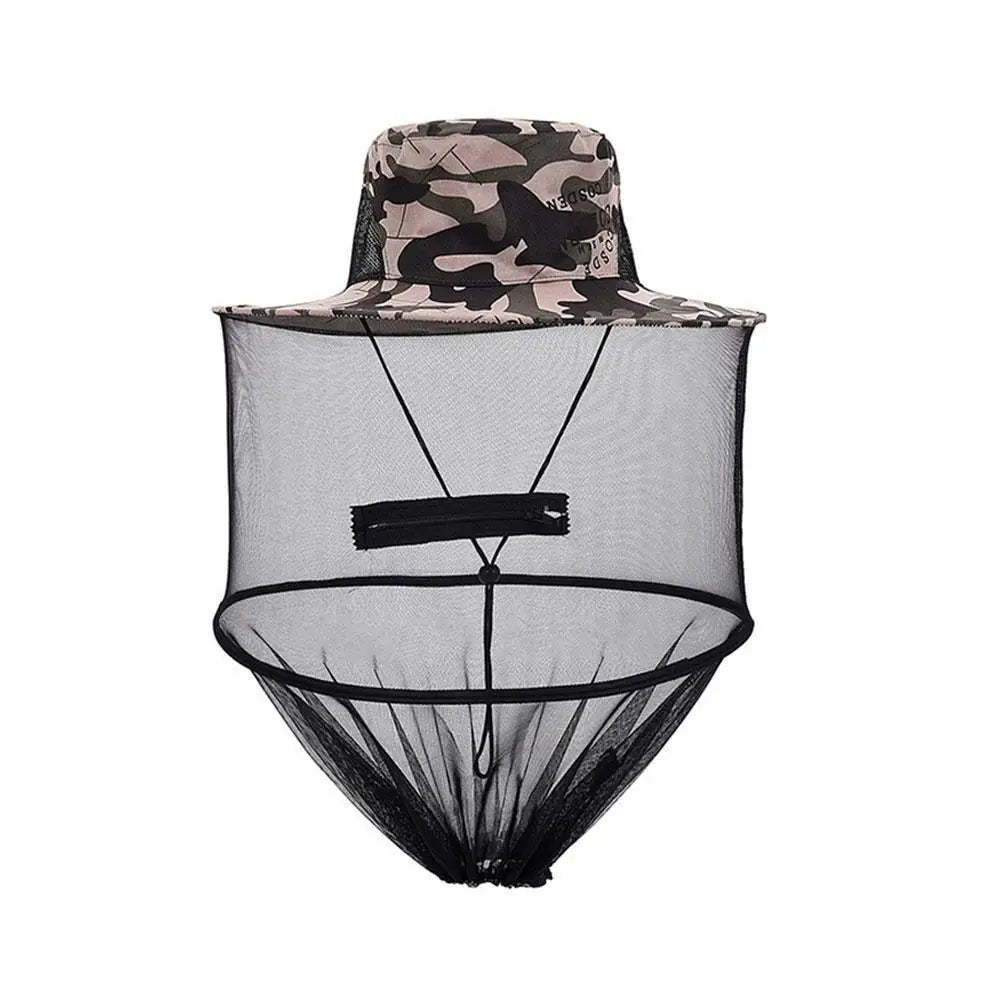 Bush hat with mosquito net