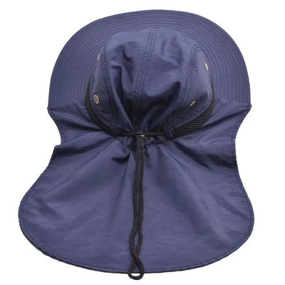 Bush hat with neck cover