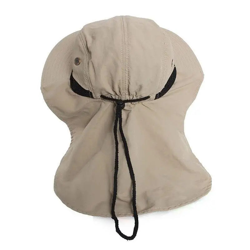 Bush hat with neck cover