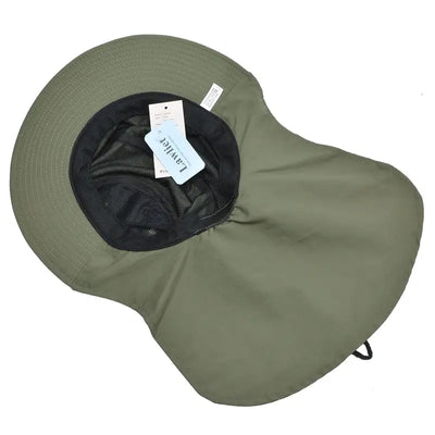 Bush hat with neck cover