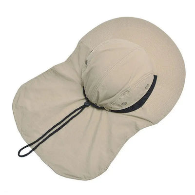 Bush hat with neck cover