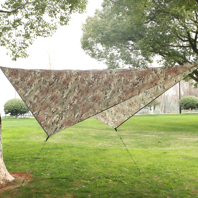 Camo camping tarp