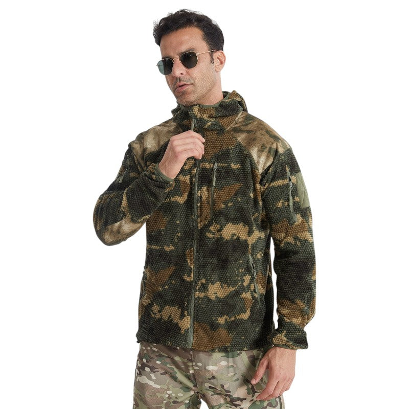 Camo fleece jumper
