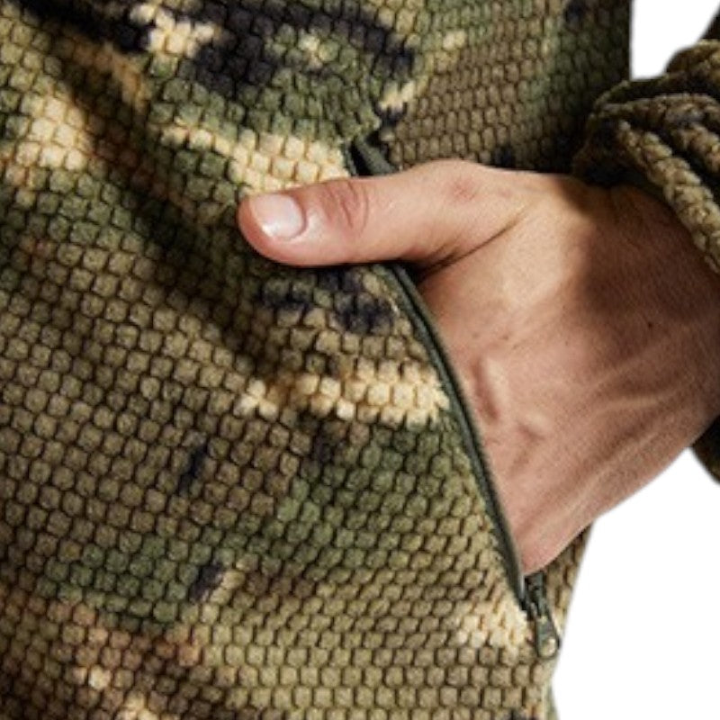 Camo fleece jumper