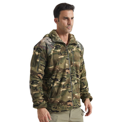 Camo fleece jumper