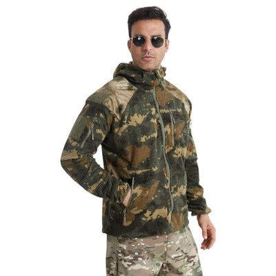 Camo fleece jumper