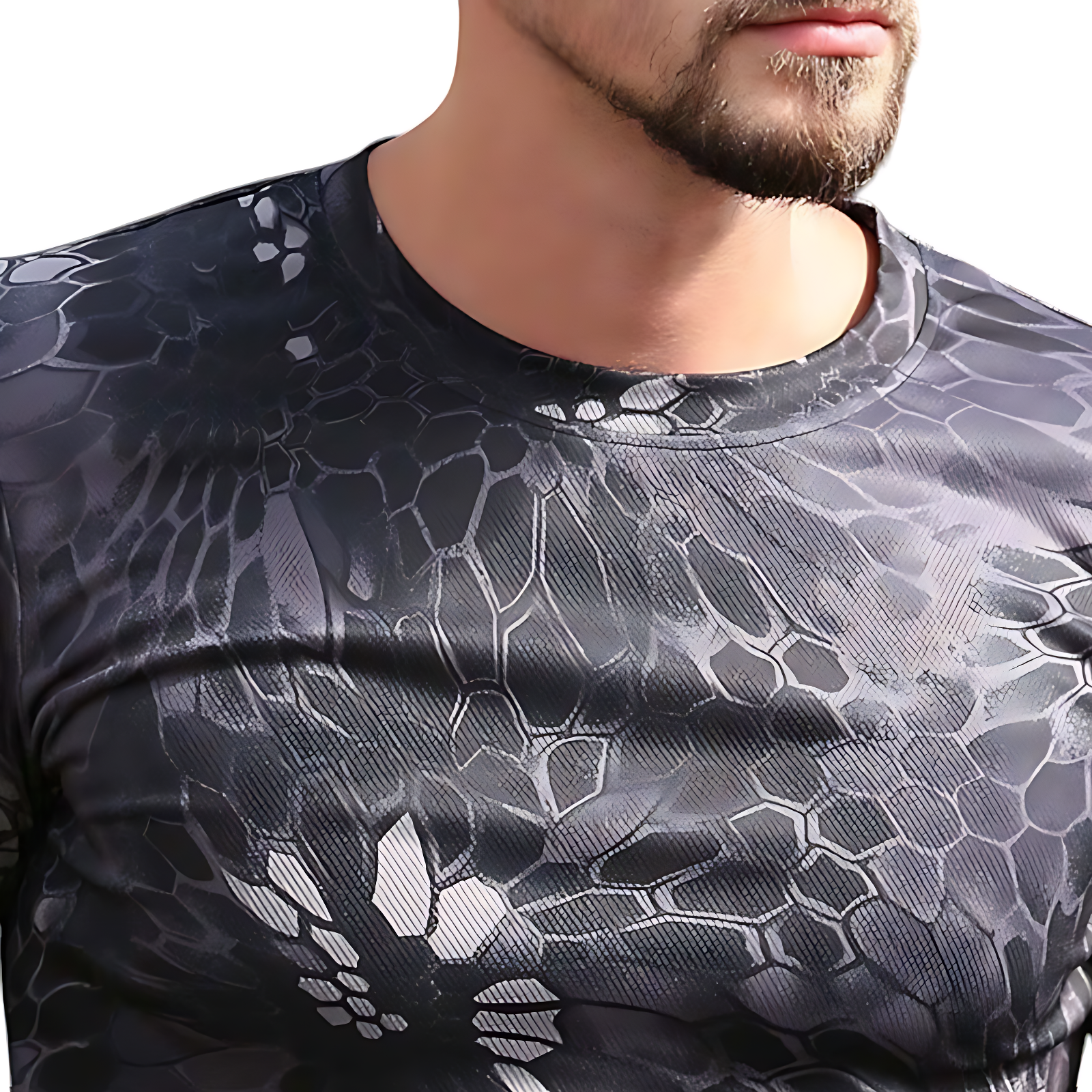 Camo long sleeve base layer t shirt