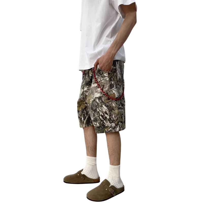 Camo shorts stretch