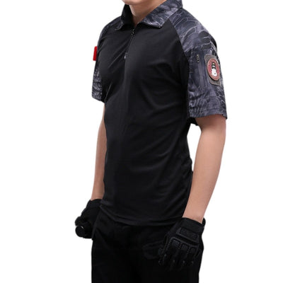 Camouflage army commando polo shirt