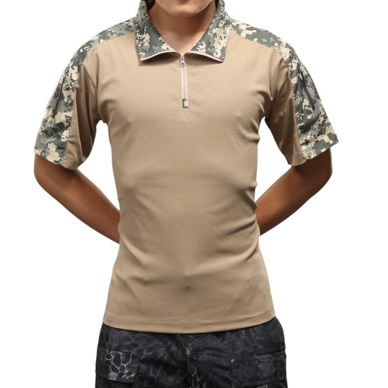Camouflage army commando polo shirt
