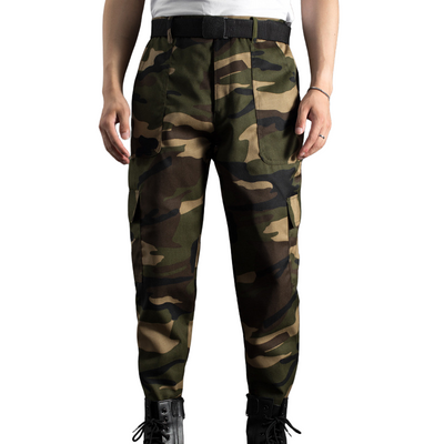 Camouflage combat trousers mens