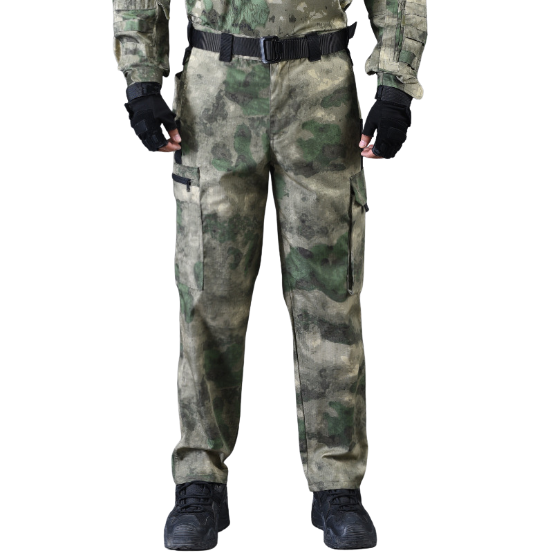 Camouflage work trousers