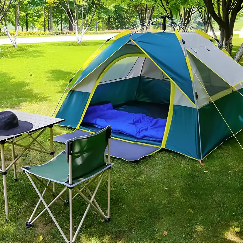 Camping tente montagne