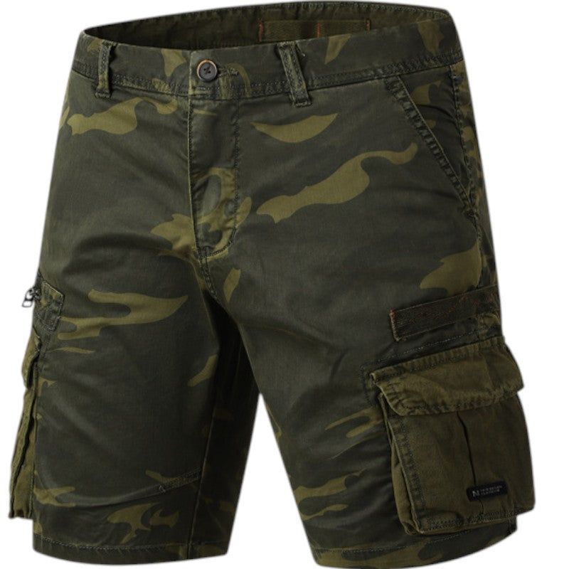 Cargo shorts camo mens